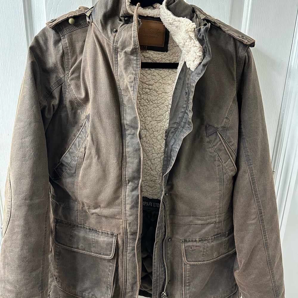 Women's Brown Sherpa-Lined Riding Coat